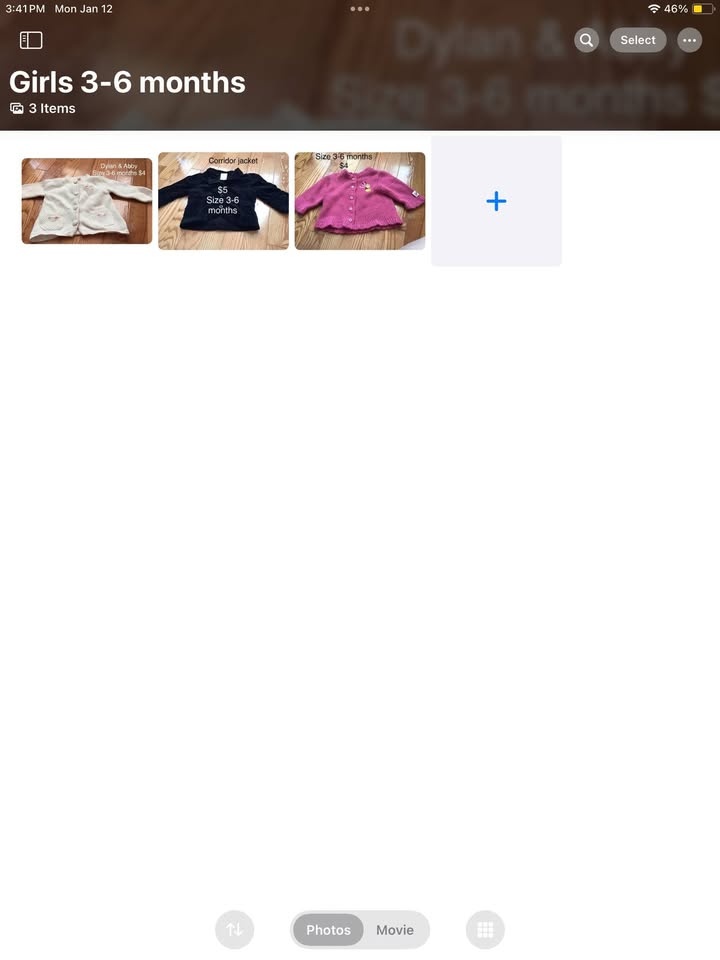 Girls 0-3 months to 12-18 months clothes. Prices on each picture - photo 3