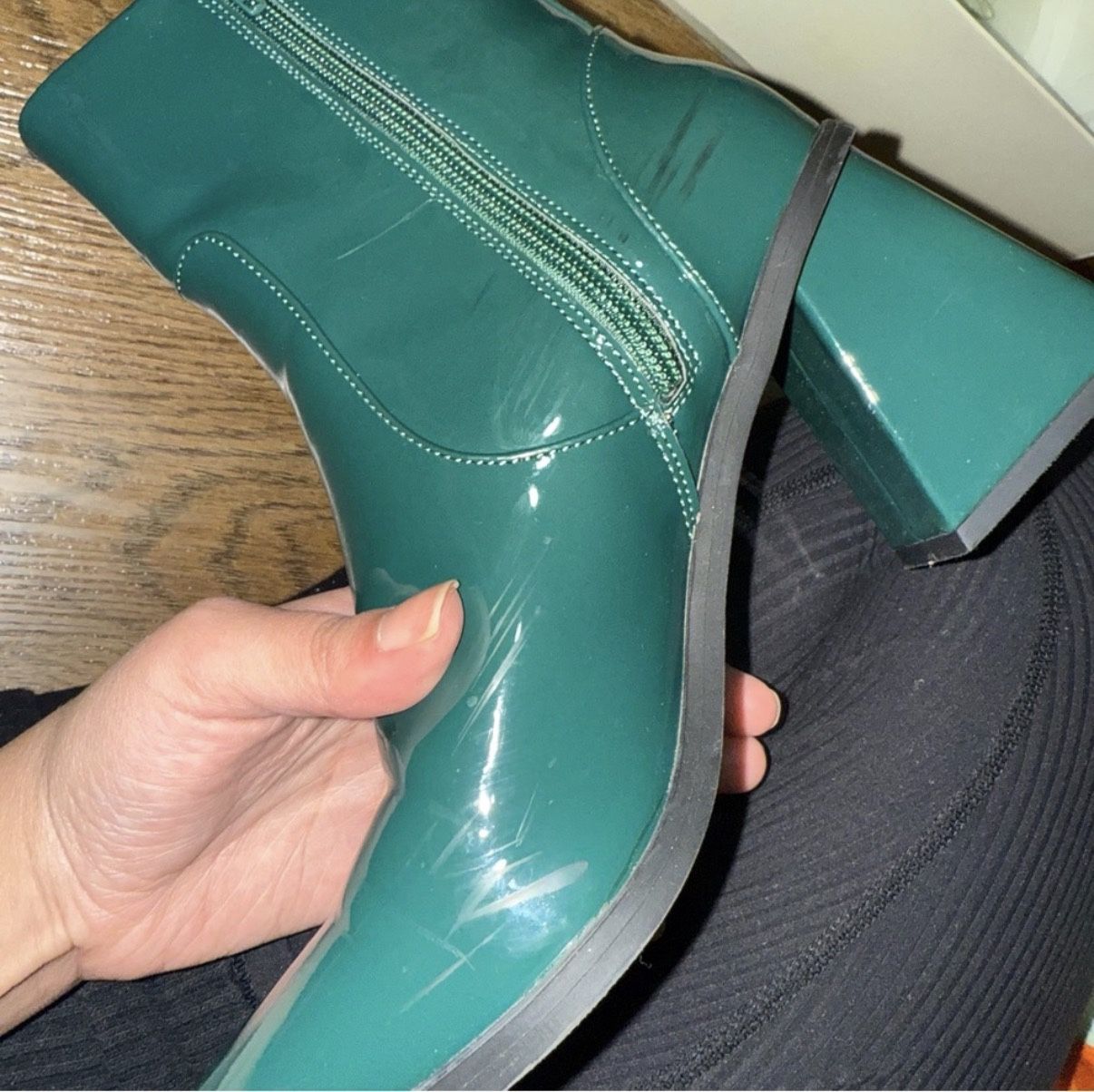 BP Lorraine Pointed Toe Bootie Green Botanical - photo 5