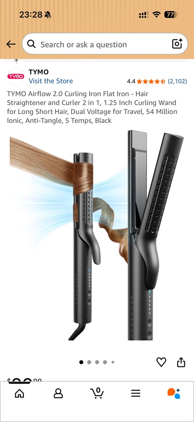 TYMO Airflow 2.0 Curling Iron & Flat Iron - 2-in-1 - photo 2