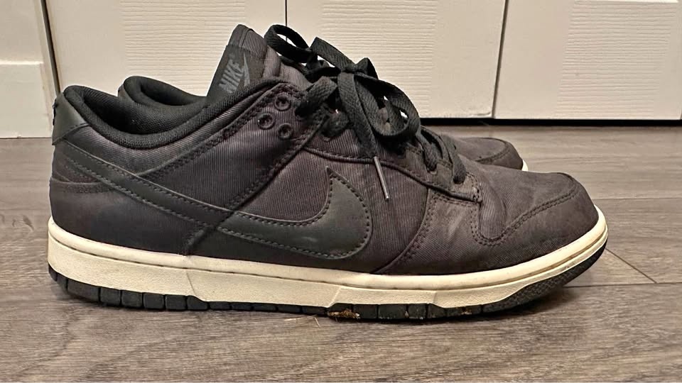 Nike Dunk Low Black Canvas