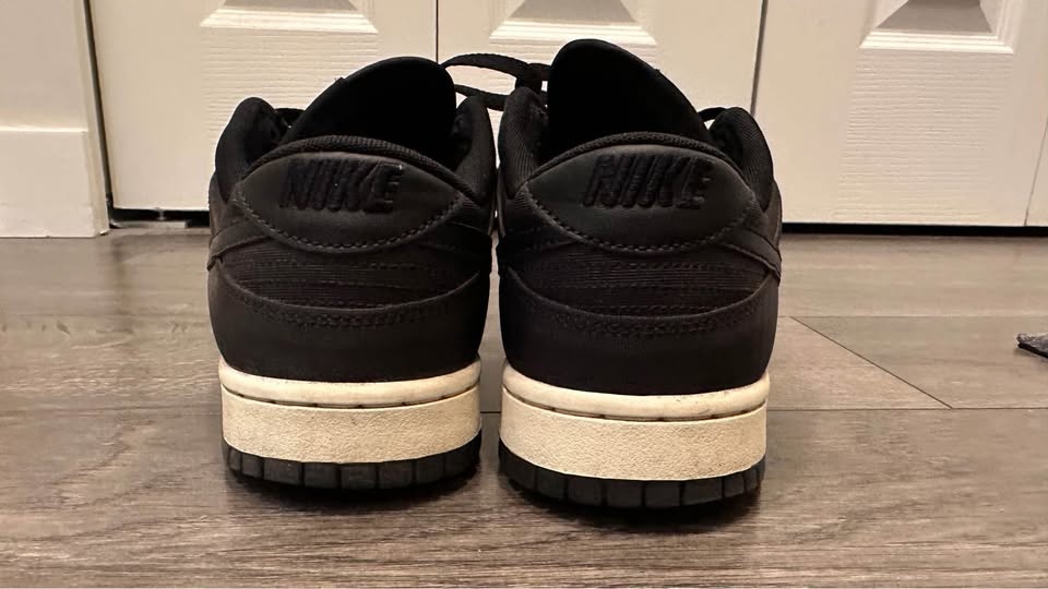Nike Dunk Low Black Canvas - photo 2