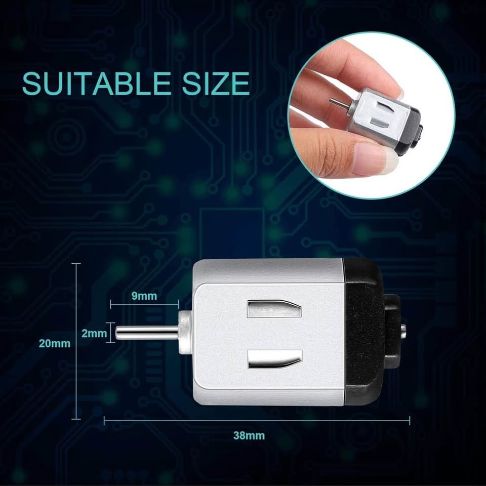 Mudder 20 Pcs Micro Electric Motors DC 1.5-3V - photo 3