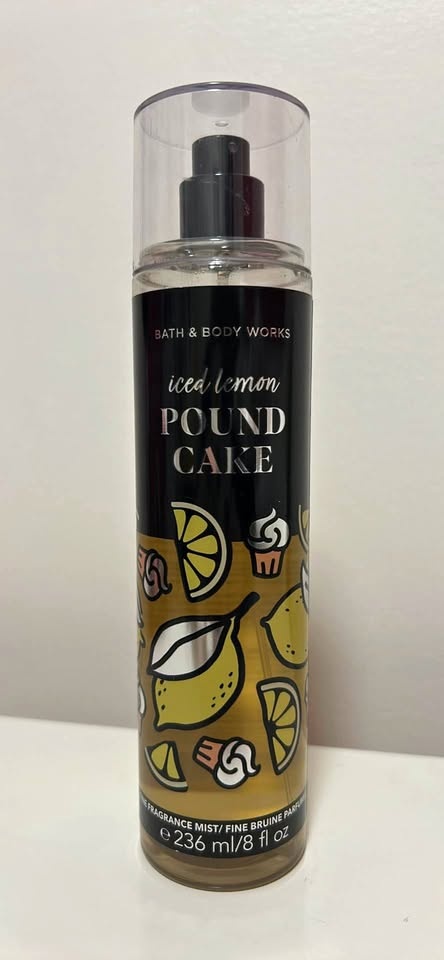 Bath & Body Works Iced Lemon Pound Cake Fragrance Mist 8 oz