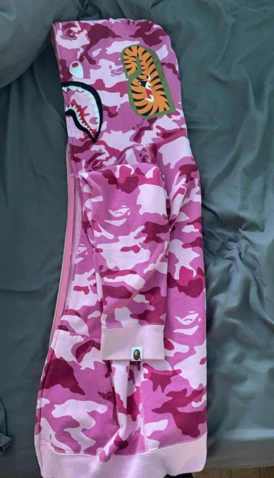 Pink Bape Hoodie - photo 2