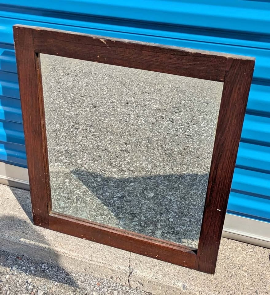 Mirror with Wood Frame