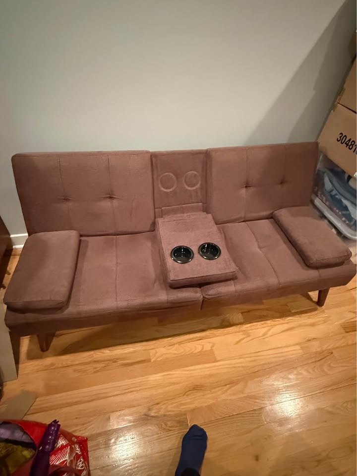 Brown Colamy Futon - photo 2
