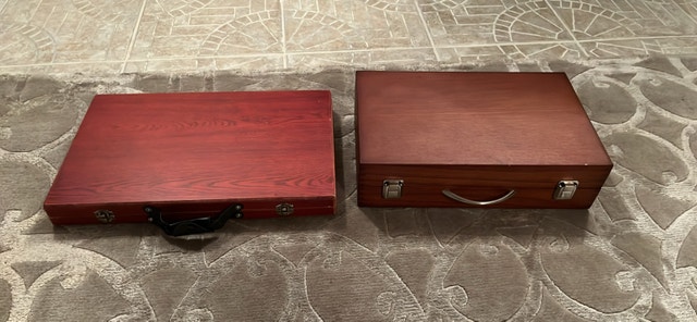 2 Art and Paint Sets with Wooden Boxes - photo 4