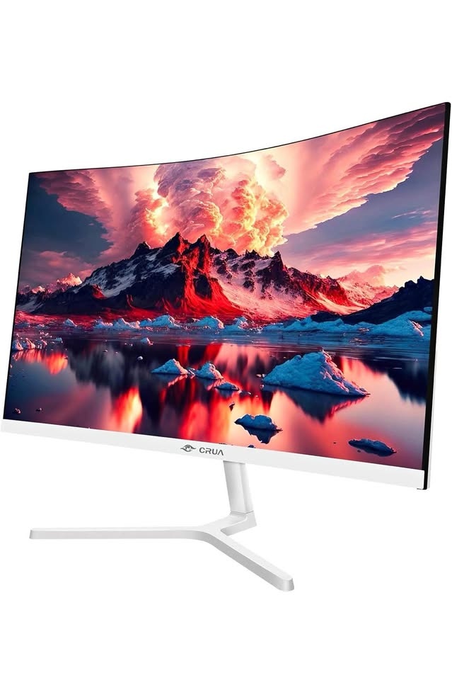 CRUA 24" Curved Gaming Monitor - 144Hz/165Hz FHD 1080P Frameless