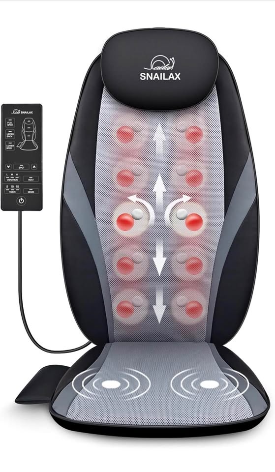 Seat Massager - Full Back Massager - Heated