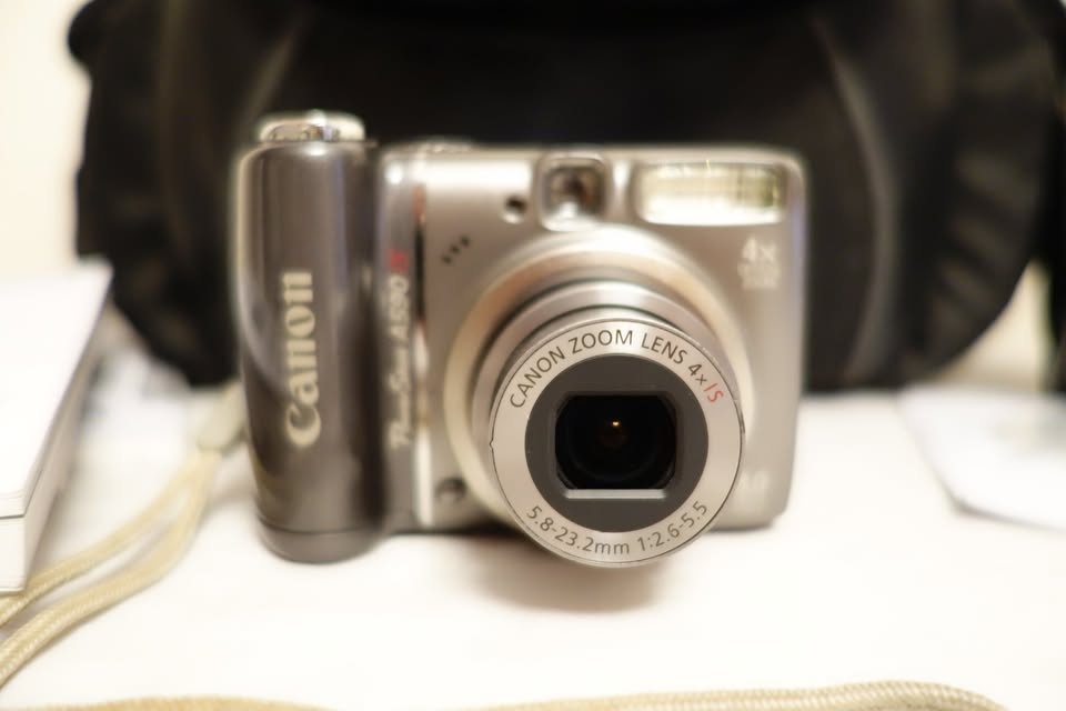 Canon PowerShot A590 IS 8MP 4X Optical Zoom Retro Digital Camera - photo 2