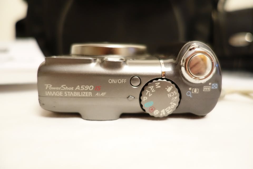 Canon PowerShot A590 IS 8MP 4X Optical Zoom Retro Digital Camera - photo 5
