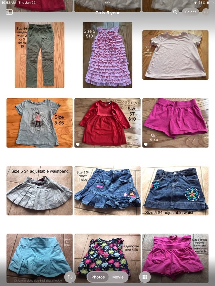 Size 5/5T Girl Clothes - Prices on Pictures - photo 2