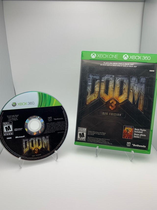 Doom 3 Xbox 360 w/ Poster