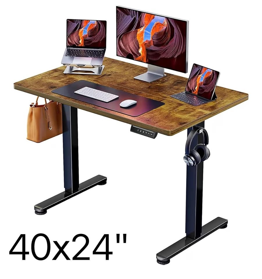 Adjustable Standing Desk with Power Motor
