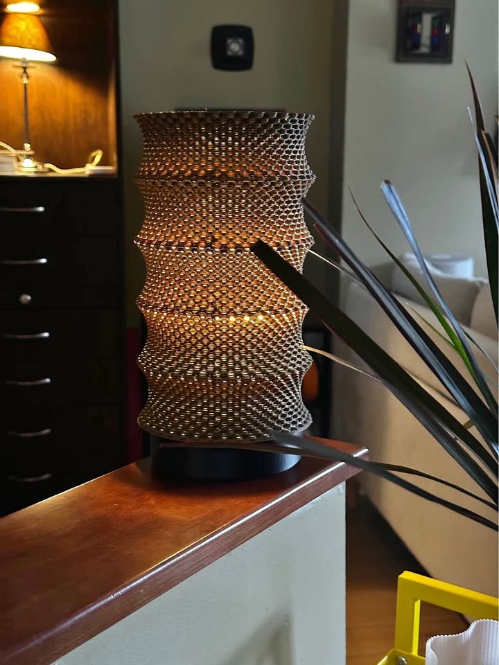 Woven Stack Lamp