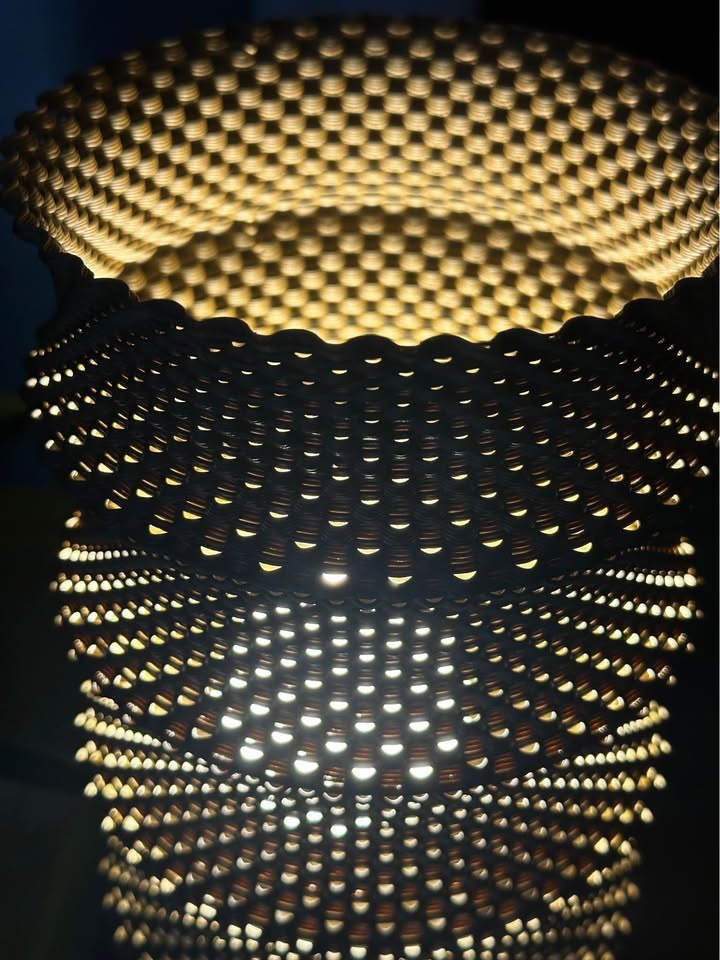 Woven Stack Lamp - photo 5