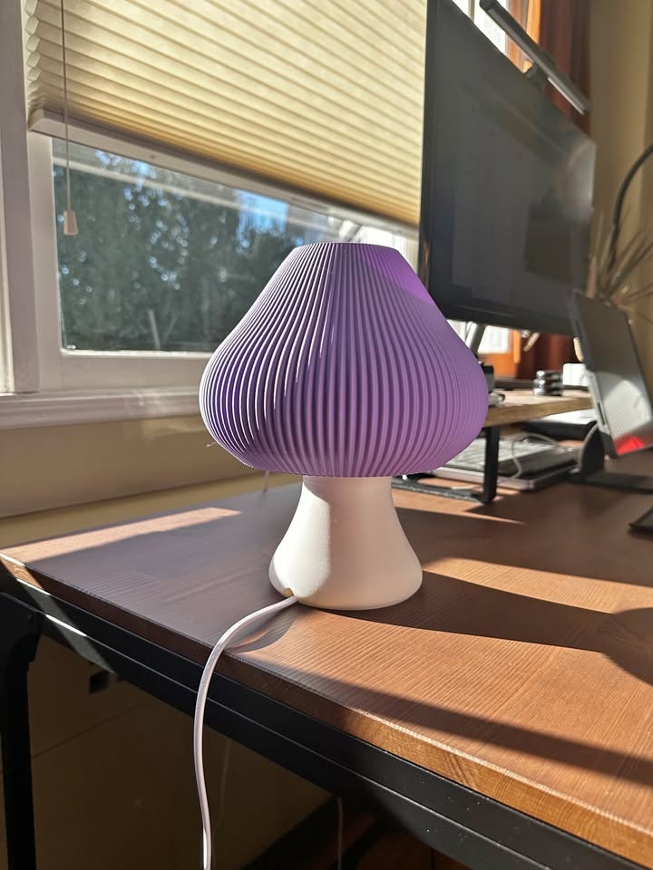 Groove Mushroom Lamp