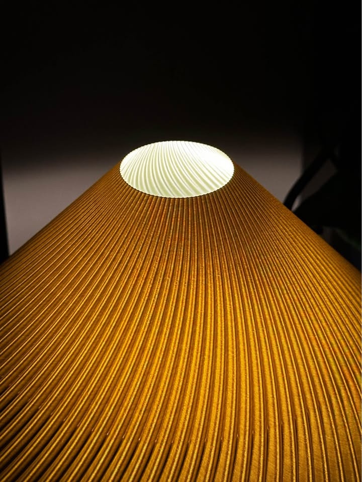 Ribbed Mushroom Lamp - photo 3