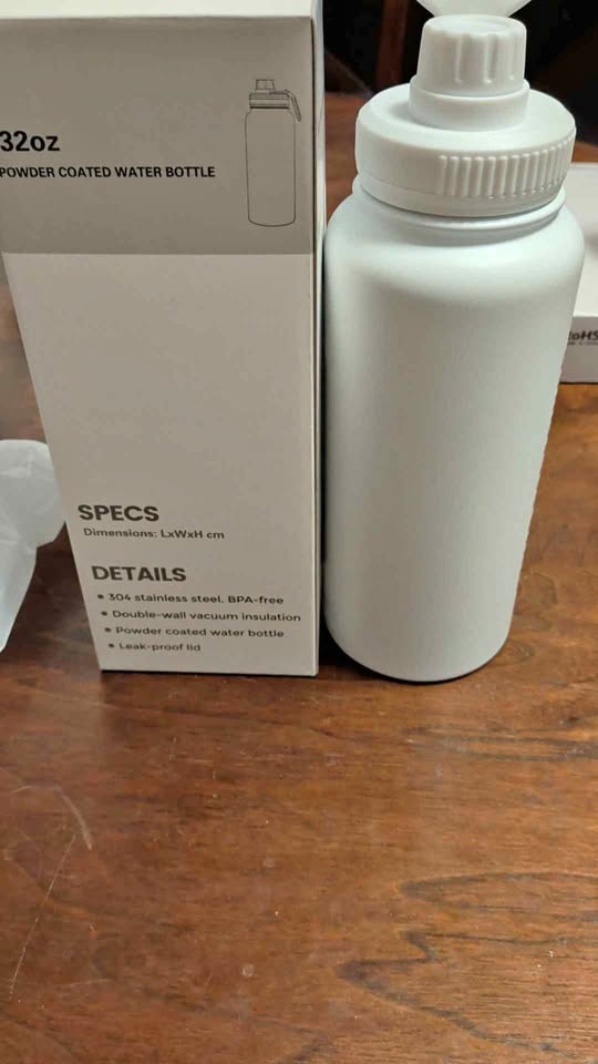 BRAND NEW 32OZ WATER BOTTLE POWDER COATED