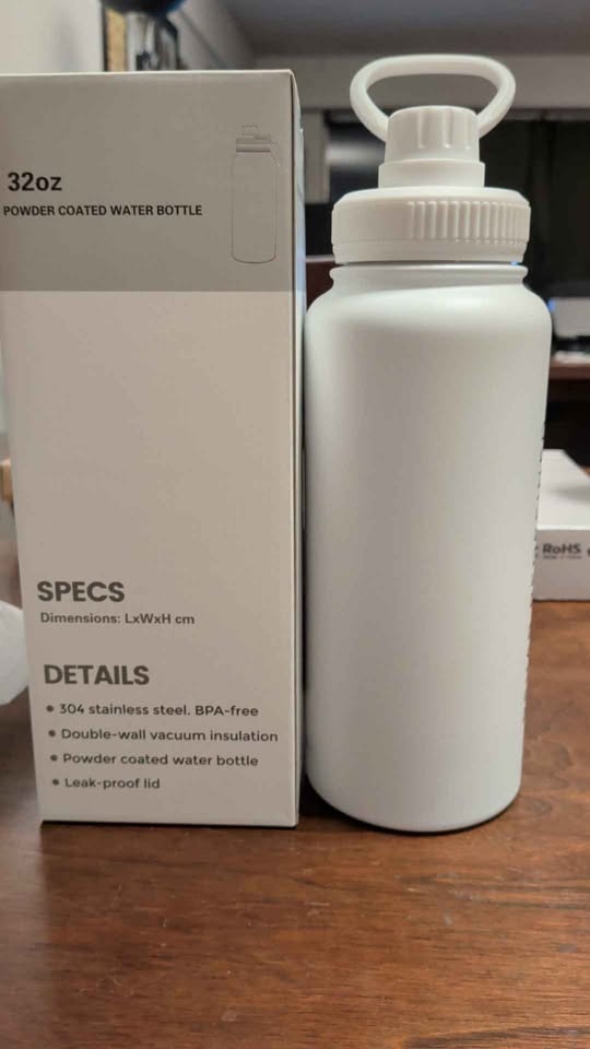 BRAND NEW 32OZ WATER BOTTLE POWDER COATED - photo 2