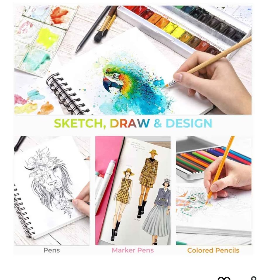 BRAND NEW SEALED 8.9"x8.3" Mix Media Paper Pad - photo 5