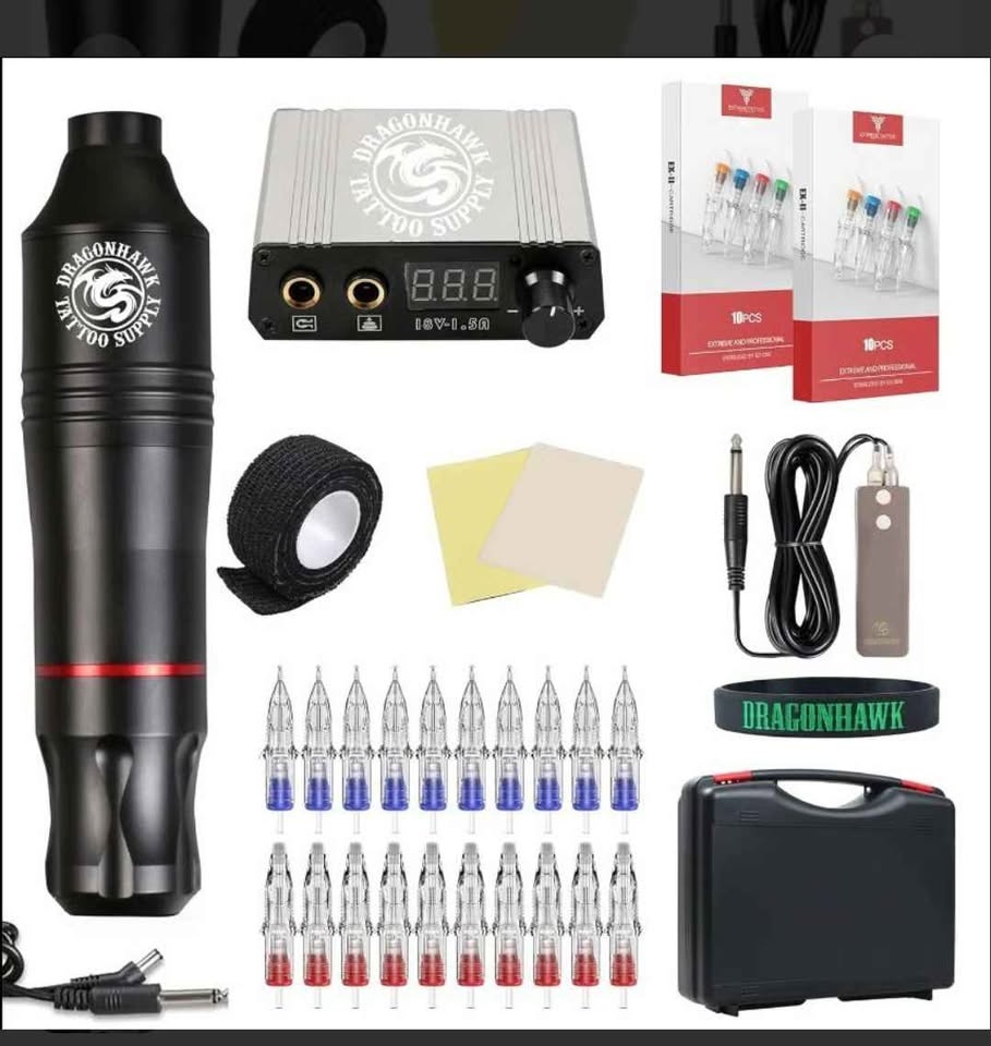 DRAGONHAWK TATTOO STARTER KIT *BRAND NEW SEALED* - photo 2