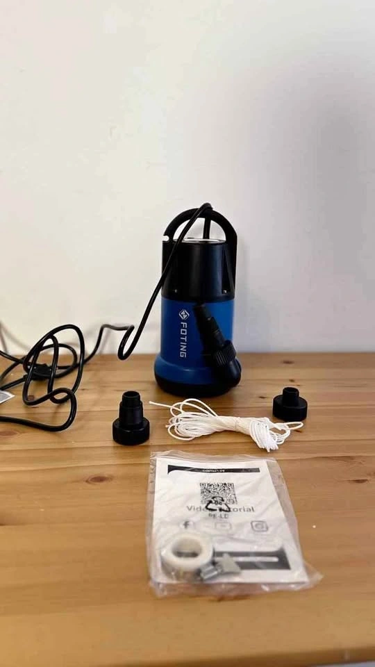 FOTING 3/4HP Submersible Sump Pump 3400GPH, New