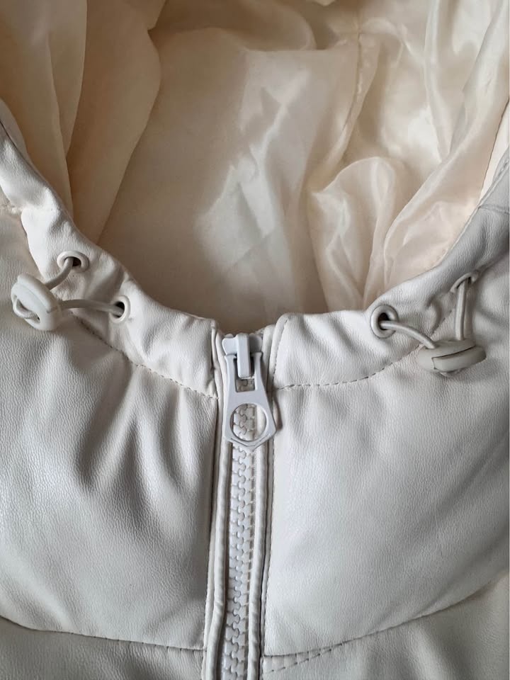 Cream Leather Vest - photo 2