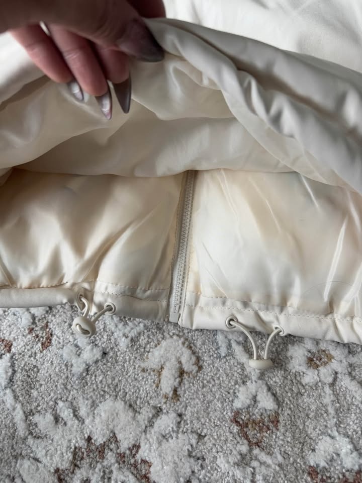 Cream Leather Vest - photo 3