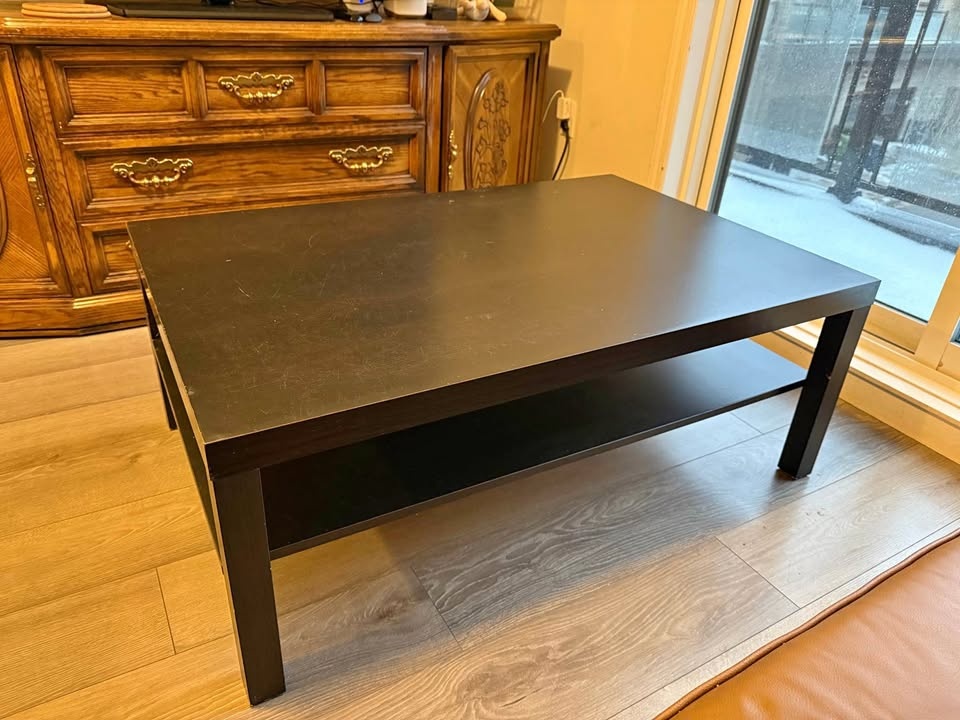 IKEA LACK Coffee Table – Dark Brown – With Shelf – Must Go