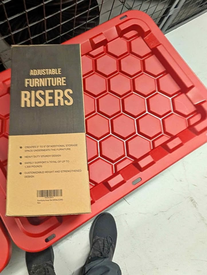 4 x 3" Furniture Risers