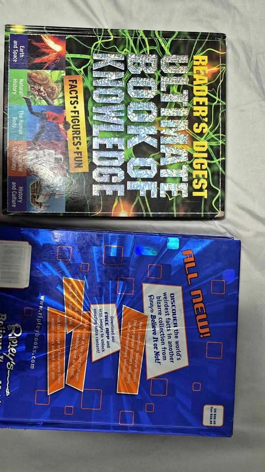Ripley Believe it or not + Readers Digest Books