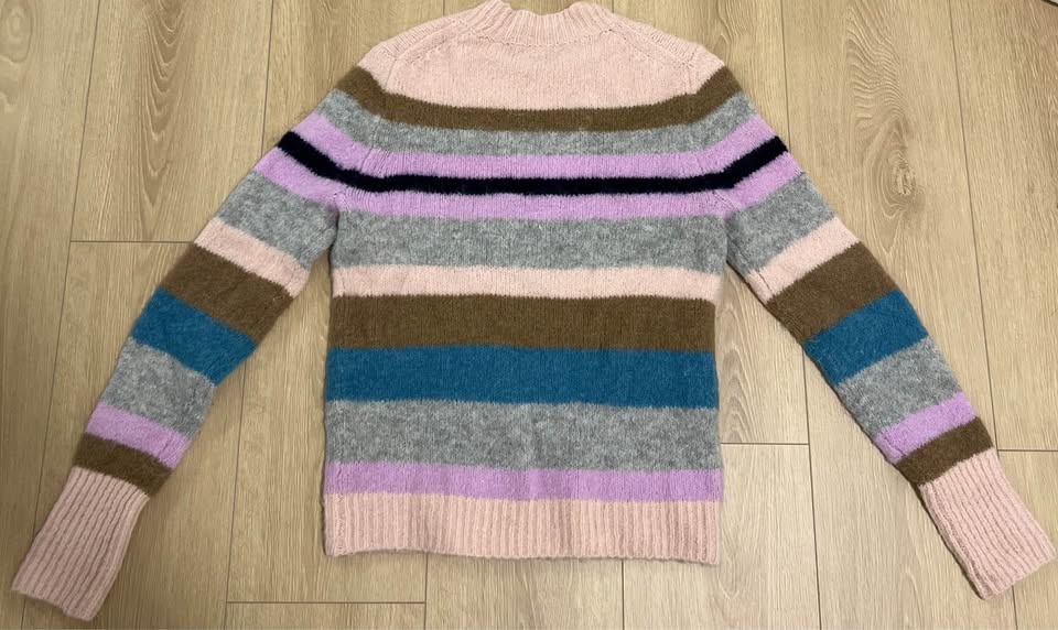 Colored striped wool sweater - photo 2