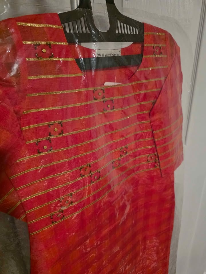 Beautiful red kurta. - photo 2