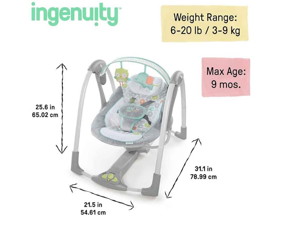 Ingenuity Bright Starts Baby Swing - photo 2