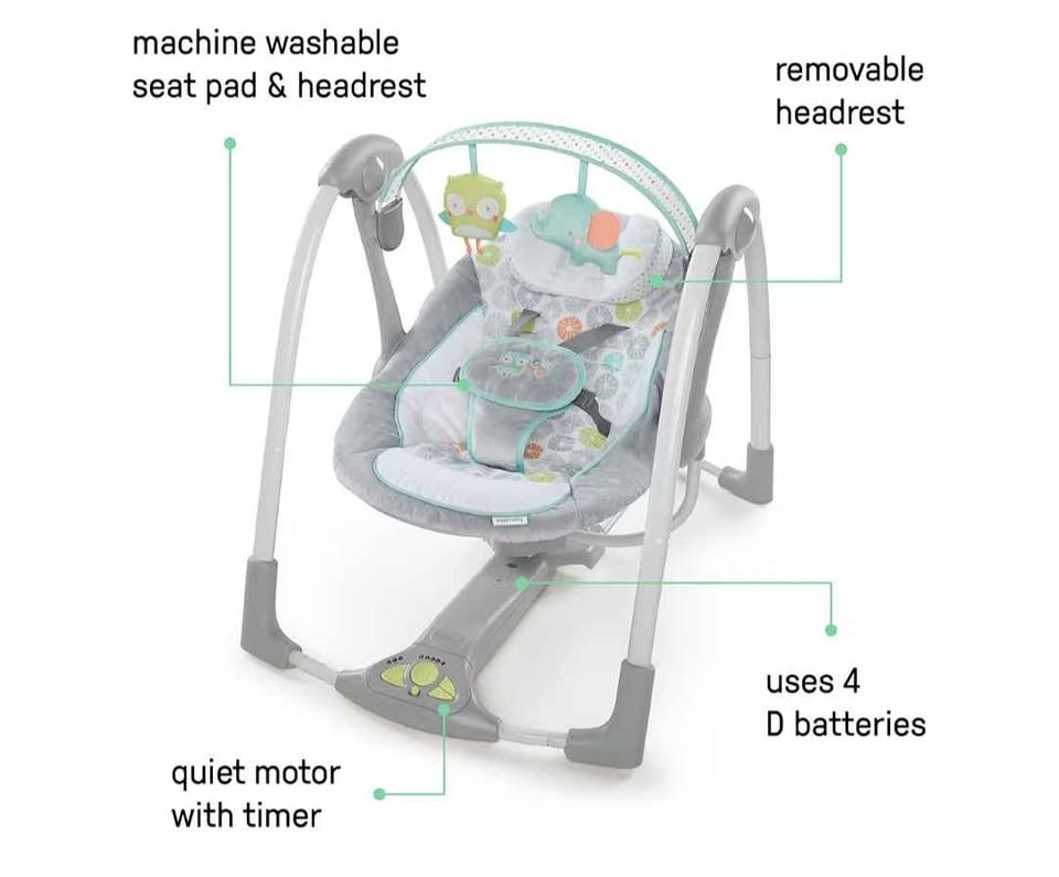 Ingenuity Bright Starts Baby Swing - photo 3
