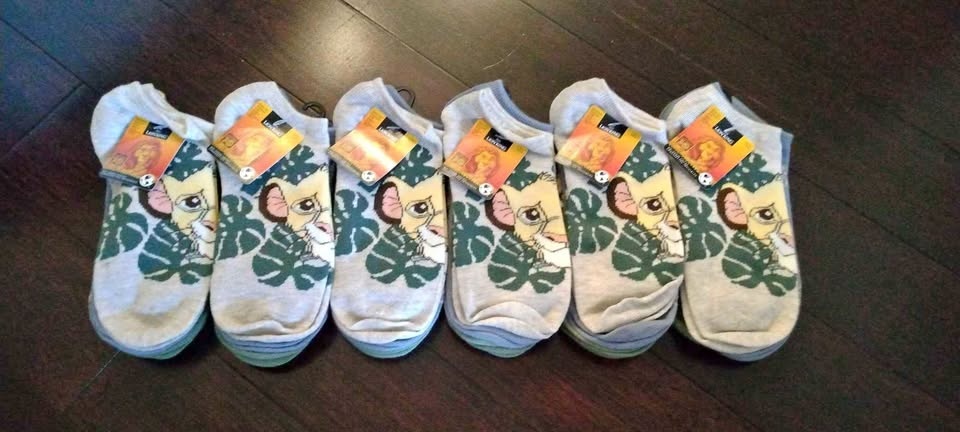 Brand New Lion King Ankle Socks Size 4-10 Ladies Women Teen