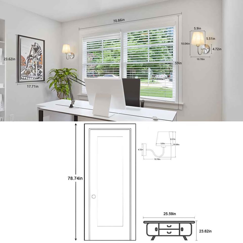 Iknoor Bathroom Wall Light (Set of 2) - photo 5