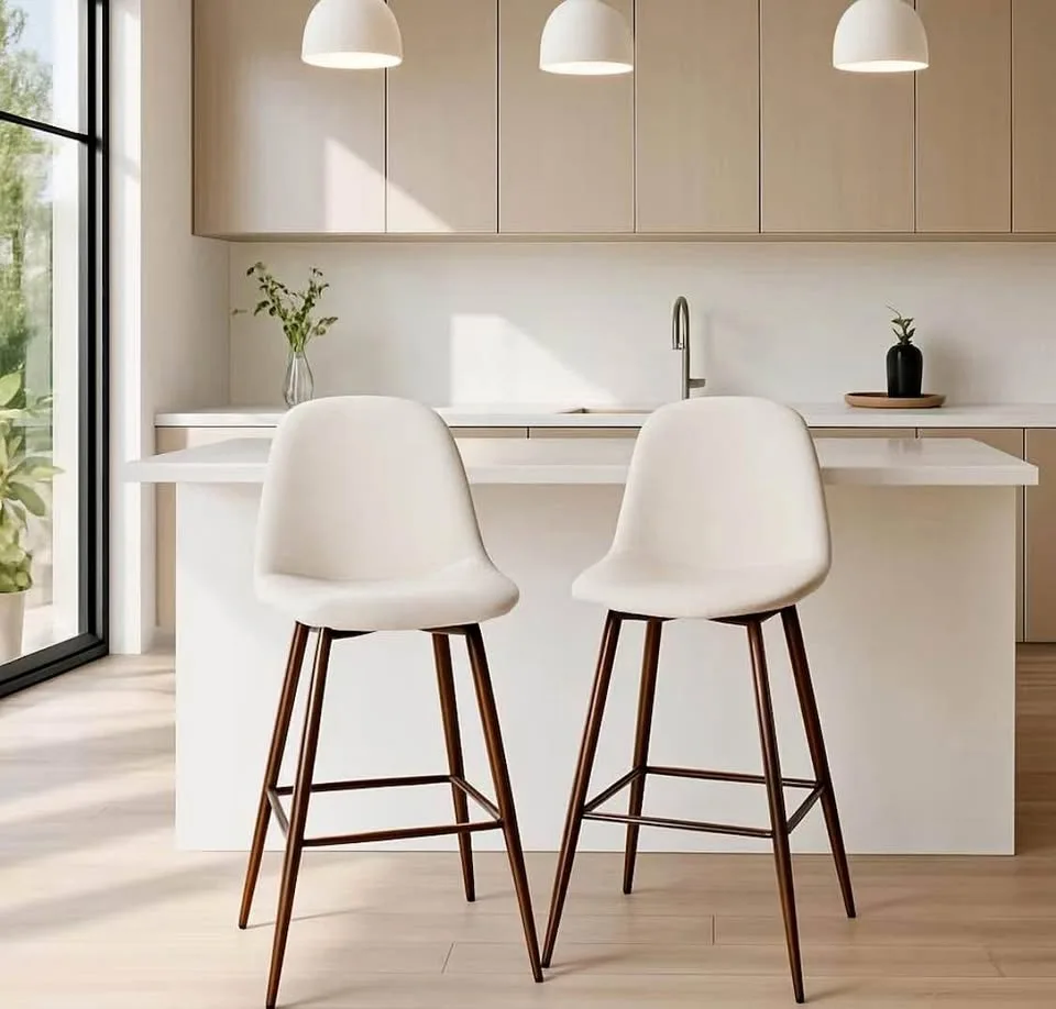 Homy Casa Swivel Counter Stools - Set of 2 - NEW thumbnail