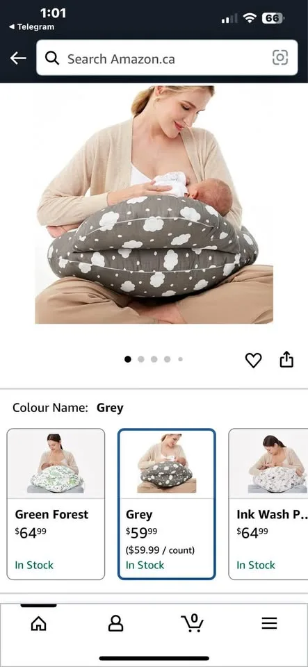 Momcozy Nursing Pillow for Breastfeeding thumbnail