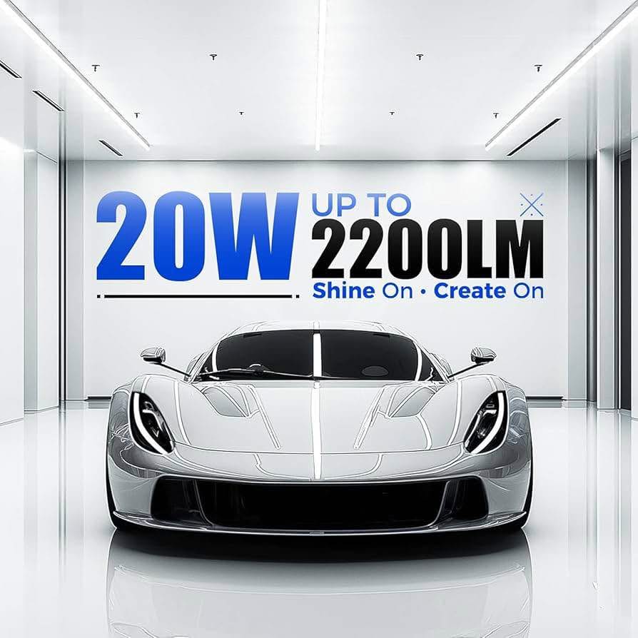 (8 Pack) Barrina T5 LED Shop Light, 4FT, 2200lm, 6500K - photo 2