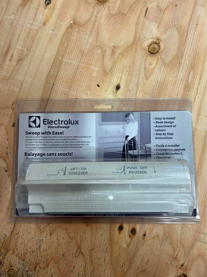 New Electrolux VacuSweep Sweep Inlet Valve for Central Vacuums