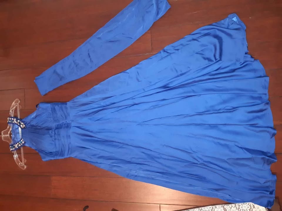 Great Condition Royal Blue Size 6 Dress - photo 2