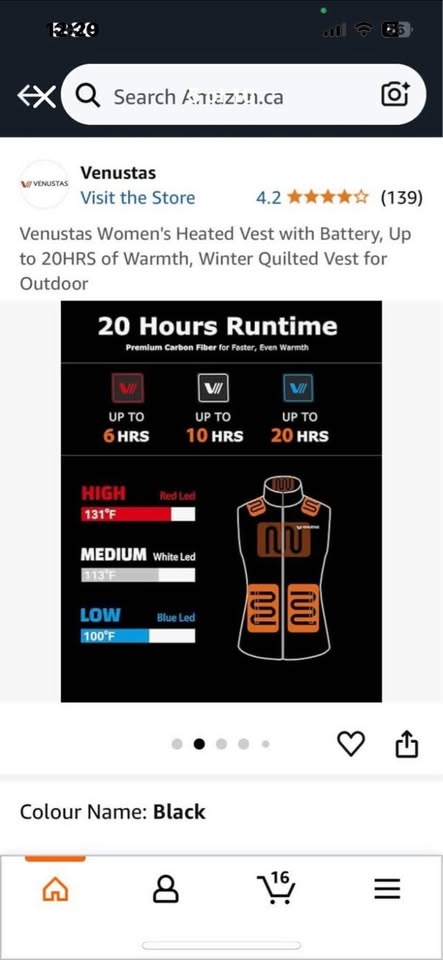 Venustas Women's Heated Vest - photo 5