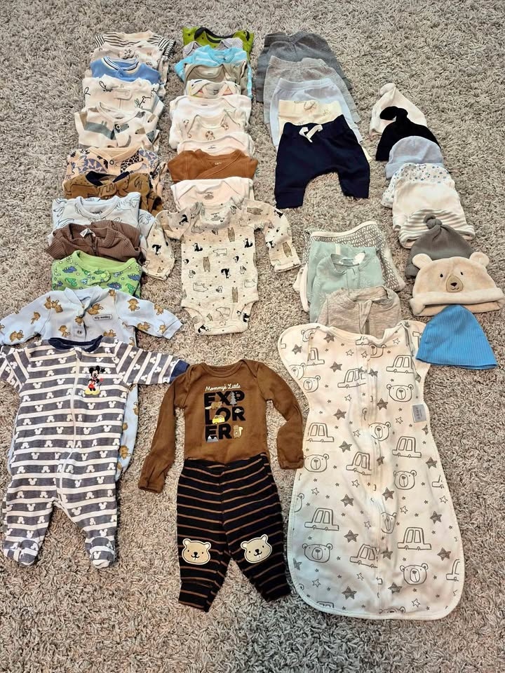 43 Piece Newborn Baby Boy Clothing Set