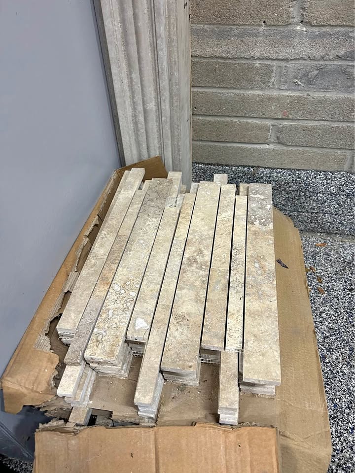 Travertine Natural Stone Backsplash