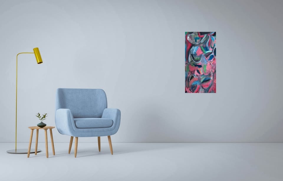Original oil painting by Lorenzo Dolce titled Melting Horse. 202 - photo 2