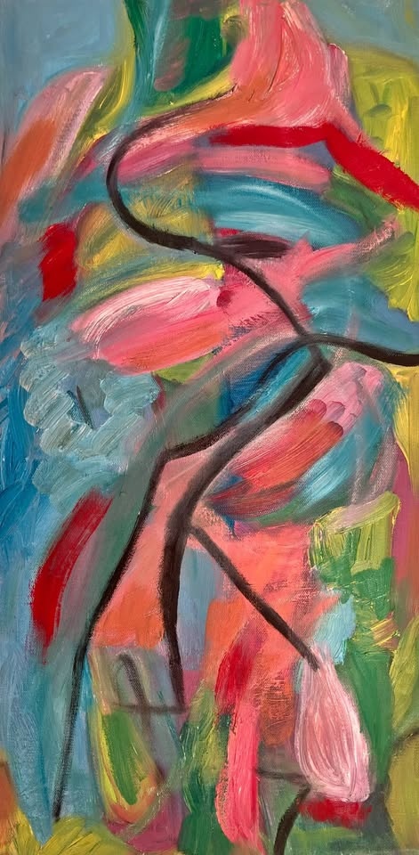 Original oil painting by Lorenzo Dolce titled Balarina Moves. 12