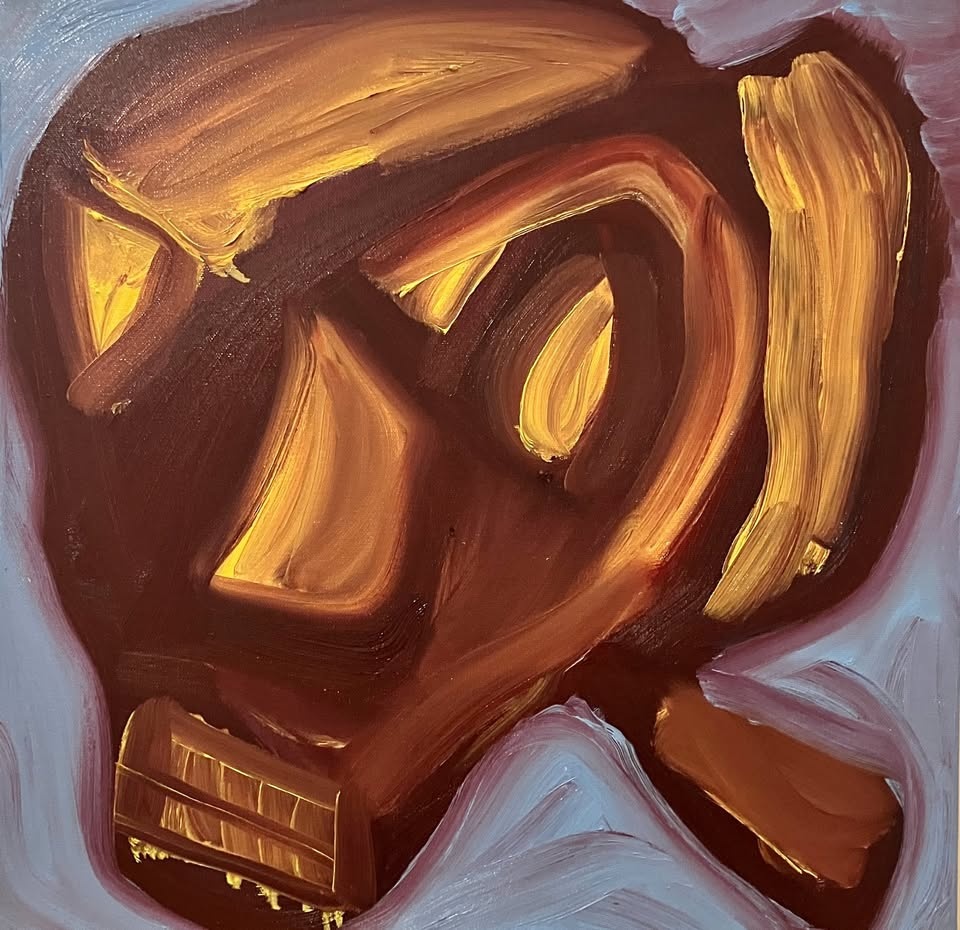 Original oil painting by Lorenzo Dolce - Power Puff Girl on Acid