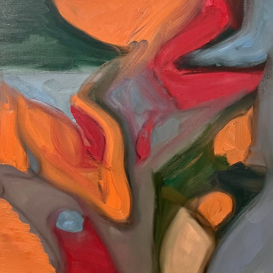 Original oil painting by Lorenzo Dolce titled Orange Paradise. 2